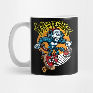 Yeti and the Cruisers Skateboarder Mug